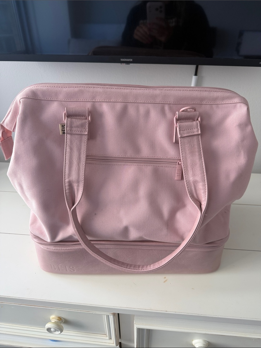 BEIS The Mini Weekender in Pink